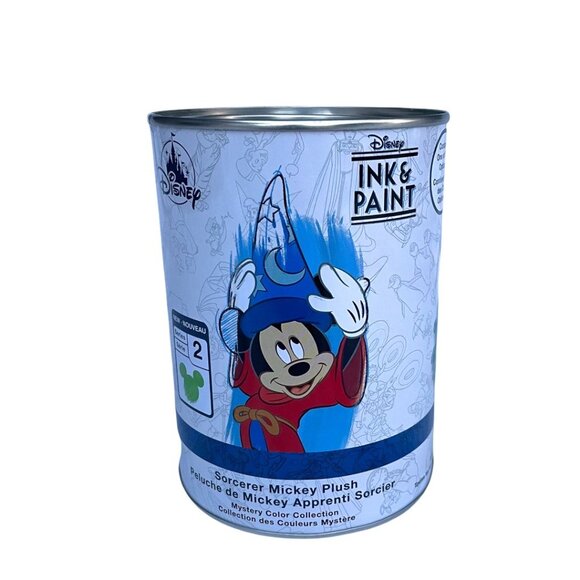 Disney Ink and Paint Series 2 Pink Sorcerer Mickey Mouse Plush - Picture 6 of 7